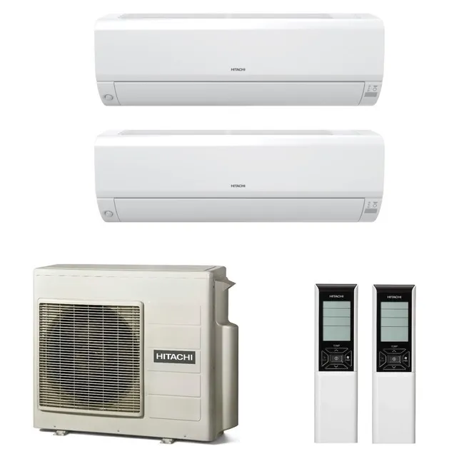 Мульти сплит система на 2 комнаты, Hitachi RAM-53NP2E / RAK-25RPE + RAK-35RPE