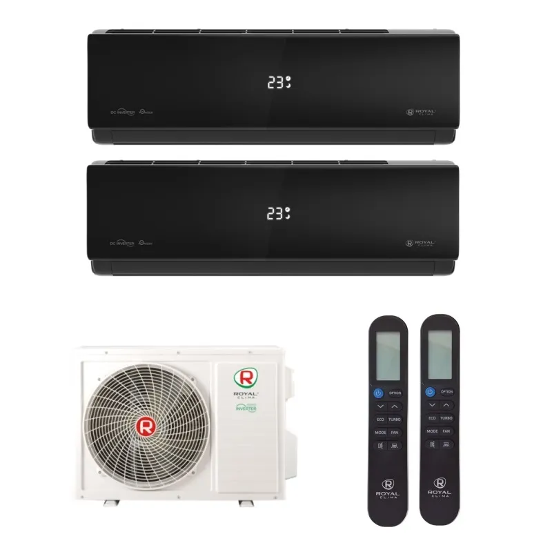 Мульти сплит система на 2 комнаты, Royal Clima 2TFM-17HN/OUT / RCI-AND09HN - 2 шт.
