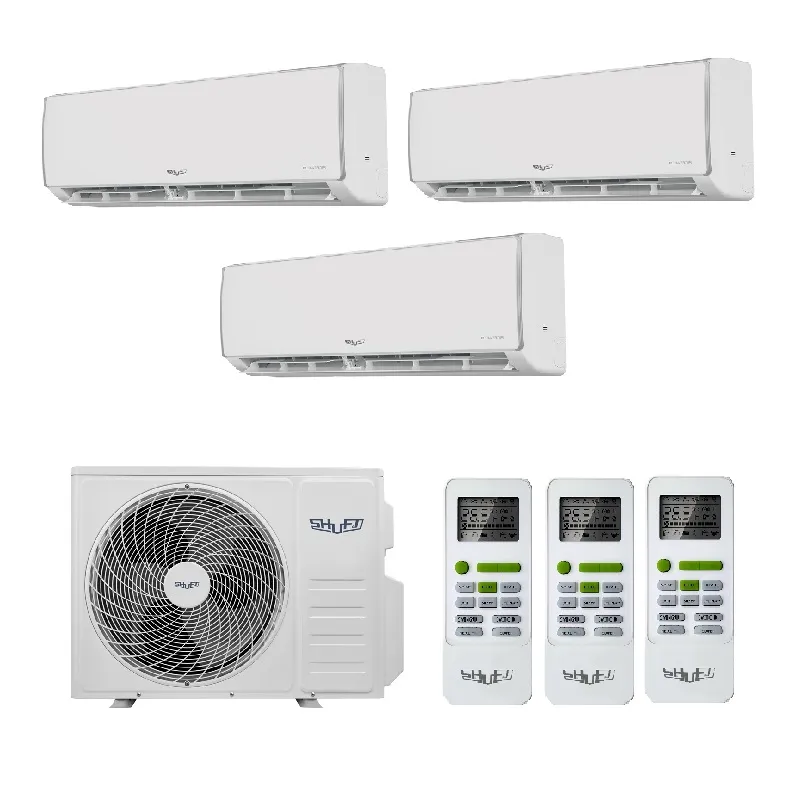 Мульти сплит система на 3 комнаты, Shuft SFMO/I-21 FMI-3/N8/Out / SFMS/I-07 HB FMI/N8/In/white - 3 шт.