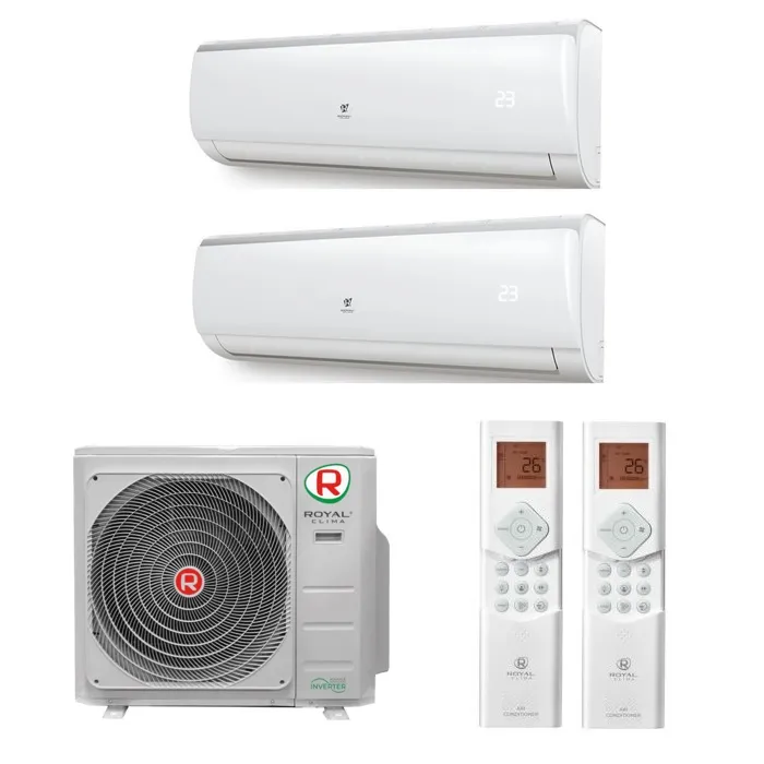 Мульти сплит система на 2 комнаты, Royal Clima 2RMN-14HN / OUT / RCI-TMN07HN - 2 шт.