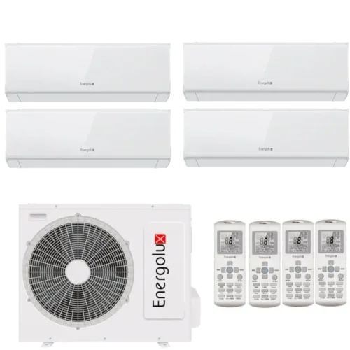 Мульти сплит система на 4 комнаты, Energolux SAM36M2-AI/4 / SAS09M3-AI - 4 шт