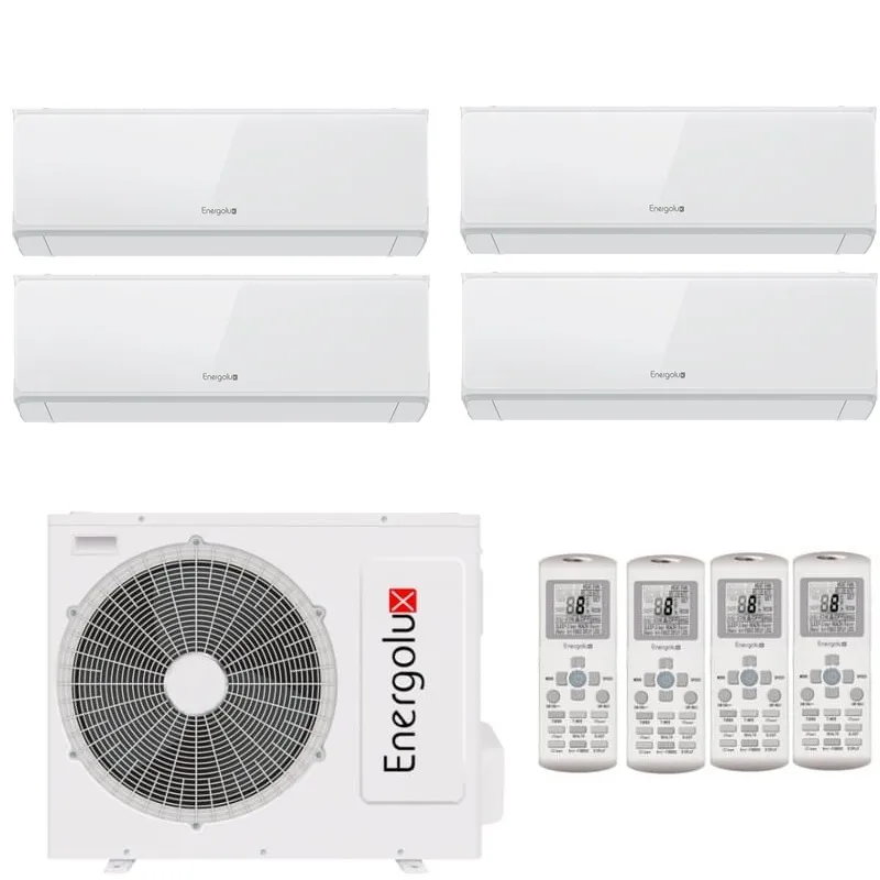 Мульти сплит система на 4 комнаты, Energolux SAM36M2-AI/4 / SAS09M3-AI - 4 шт