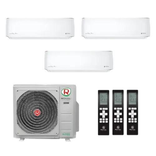 Мульти сплит система на 3 комнаты, Royal Clima 3RMN-21HN / OUT / RCI-PX09HN - 3 шт.