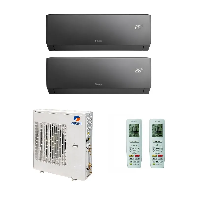Мульти сплит система на 2 комнаты, Gree GWHD(14)NK6OO (LC)(LH) / GWH09AGCXB-K6DNA4F/ - 2шт.