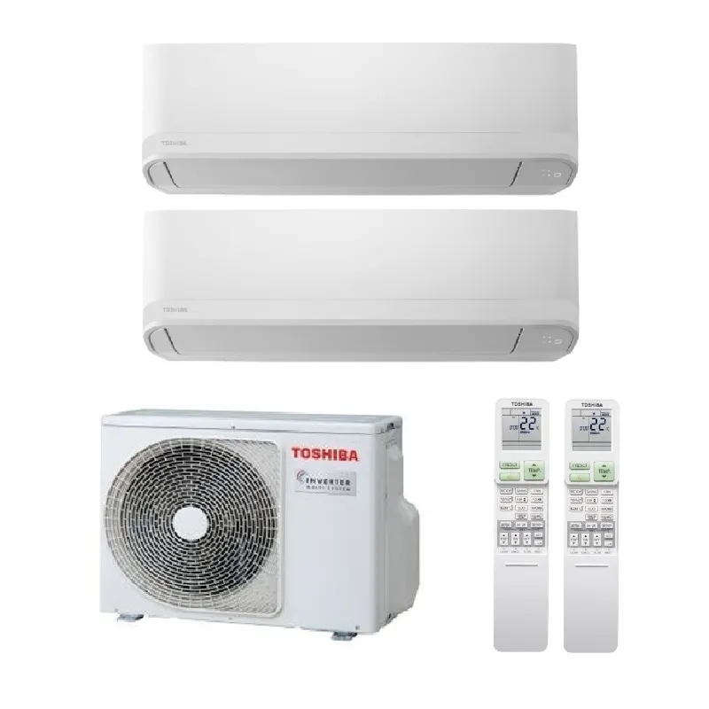 Мульти сплит система на 2 комнаты, Toshiba RAS-2M14G3AVG-E / RAS-B07G3KVSG-E - 2 шт.