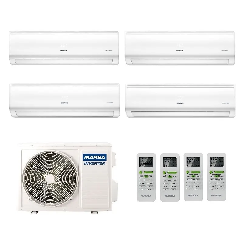 Мульти сплит система на 4 комнаты, Marsa MRK-4M32HTPE-W / MRK-T09PA - 4шт.