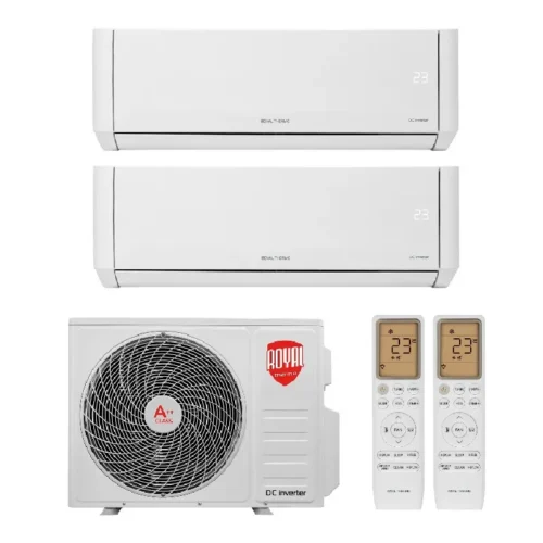 Мульти сплит система на 2 комнаты, Royal Thermo RTFMO/out-14HN8 / RTFMI/in-07HN8/white - 2 шт.