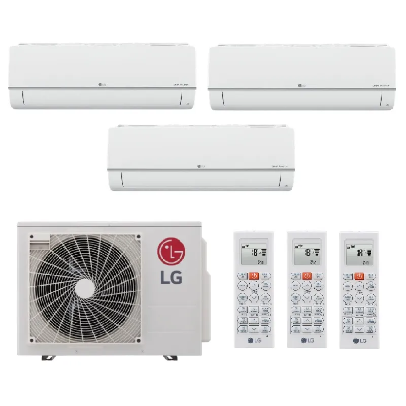 Мульти сплит система на 3 комнаты, LG MU3R19.U21 / PM07SP.NSJR0 - 3шт