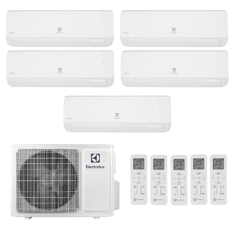 Мульти сплит система на 5 комнат, Electrolux EACO/I-42 FMI-5/N8_ERP / EACS/I-09 HMB FMI/N8_ERP/in - 5шт.