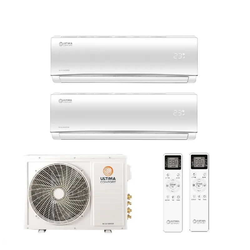 Мульти сплит система на 2 комнаты, Ultima Comfort UC-2FMA18-OUT / UC-EMM09PN - 2 шт.