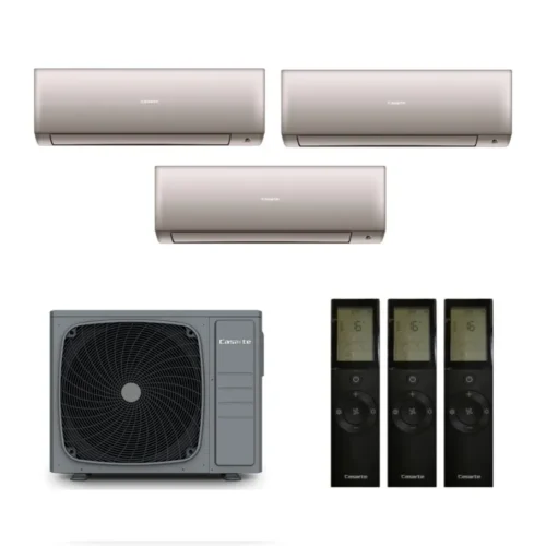 Мульти-сплит комплект на 3 комнаты, Casarte 3U70CM1/R3 / CAS25CX1/R3-G - 3 шт.