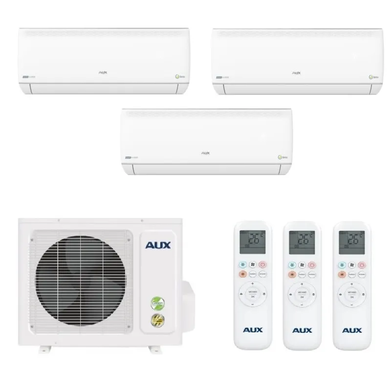 Мульти сплит система на 3 комнаты Aux AM3-H27/4DR2 / AMWM-H094R2(J) - 3шт.
Комплект AUX