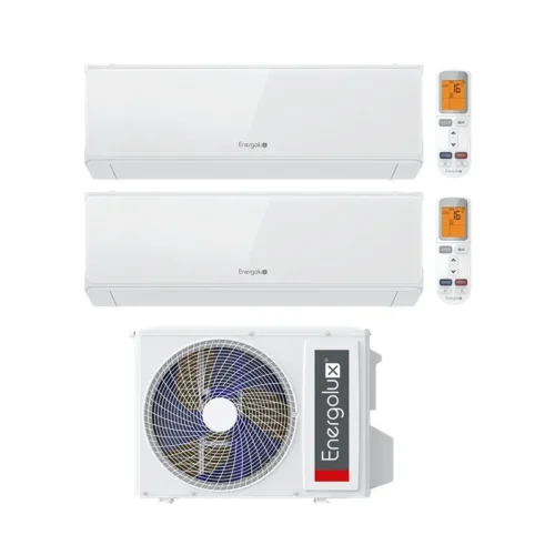 Мульти сплит система на 2 комнаты Energolux ESAM14M2_AR2_DC2 / ESAS07M3_WF_AR2_DC - 2 шт 
                    Комплект Geneva White