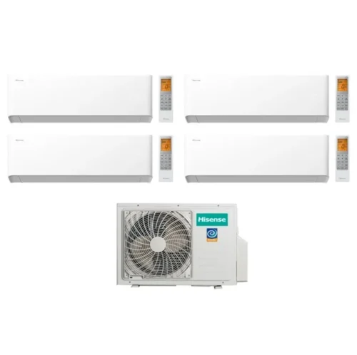 Мульти сплит система на 4 комнаты Hisense AMW4-27U4RJC / AMS-09UW4RYCHB00 - 4шт. 
                    Комплект Vibe Pro