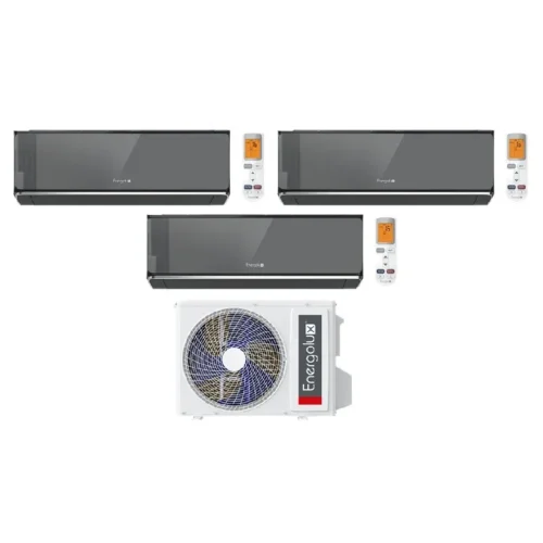 Мульти сплит система на 3 комнаты Energolux ESAM21M2_AR2_DC3 / ESAS07M3_WFB_AR2_DC - 3 шт 
                    Комплект Geneva Black